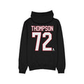 Black hoodie with 'THOMPSON 72' printed on the back against a white background