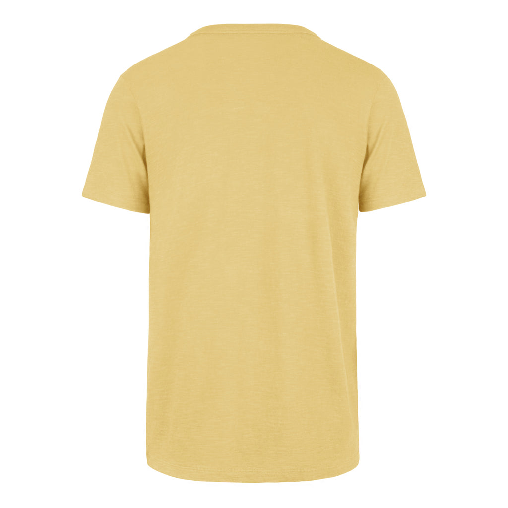 Yellow t-shirt on a white background