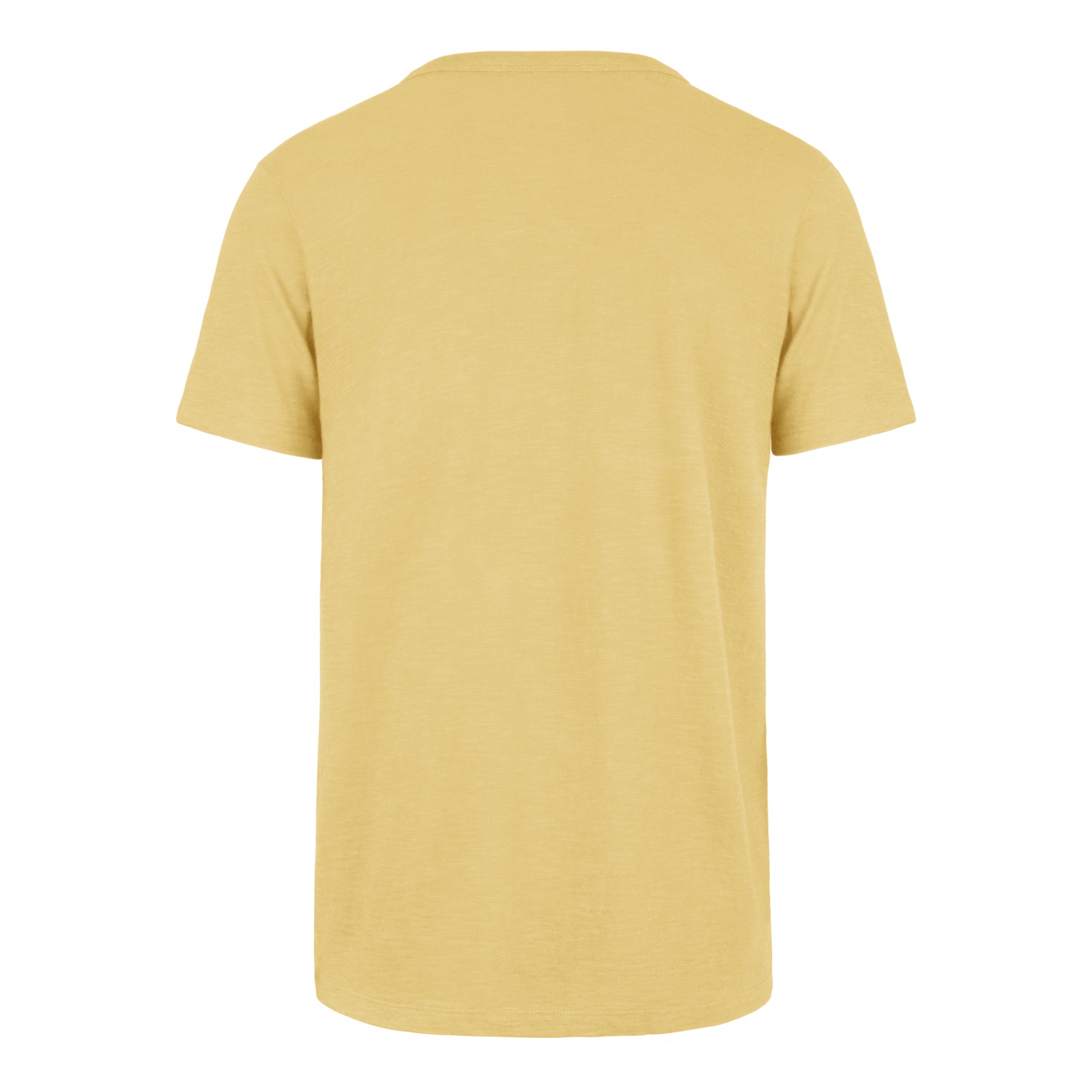 Yellow t-shirt on a white background