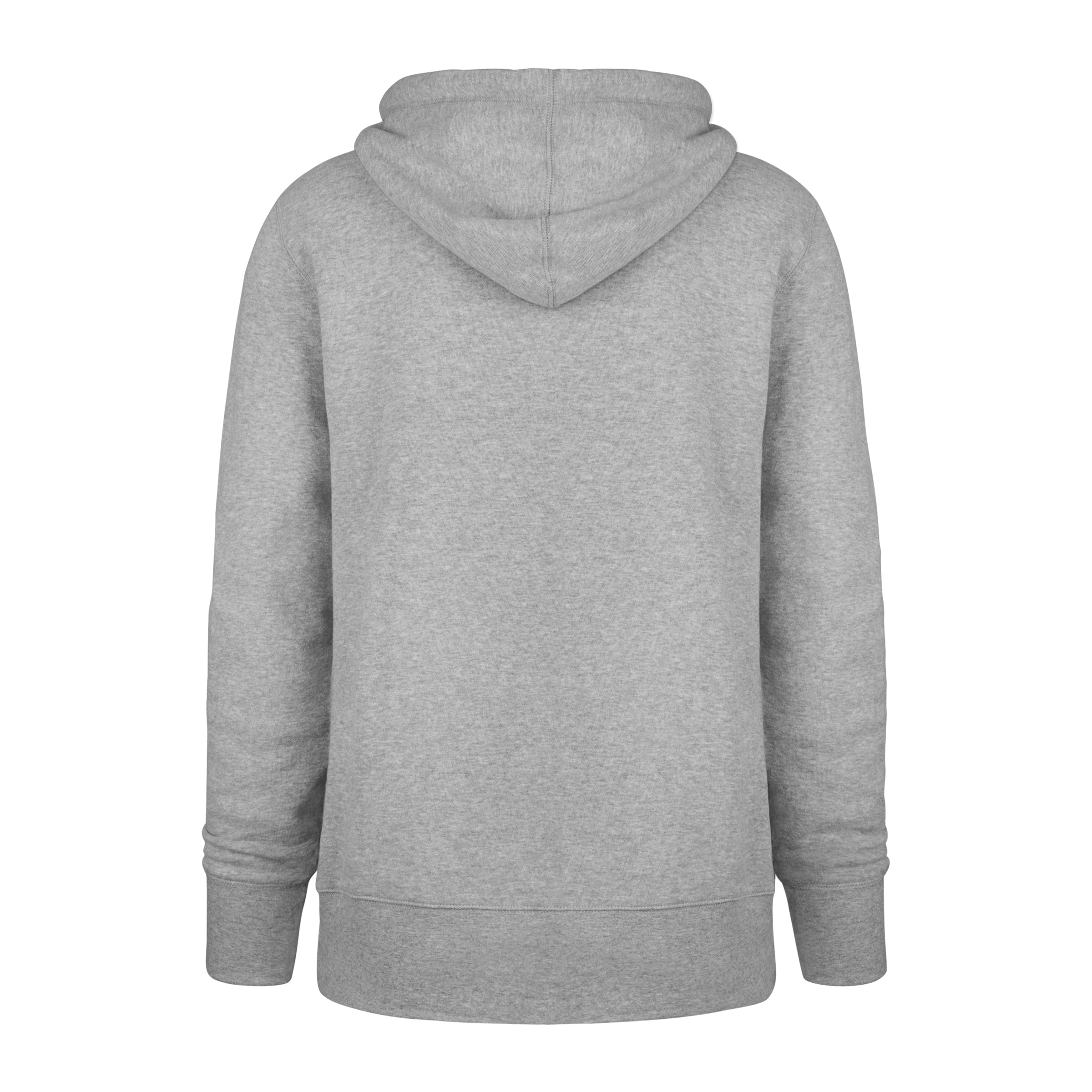 Gray hoodie on a white background