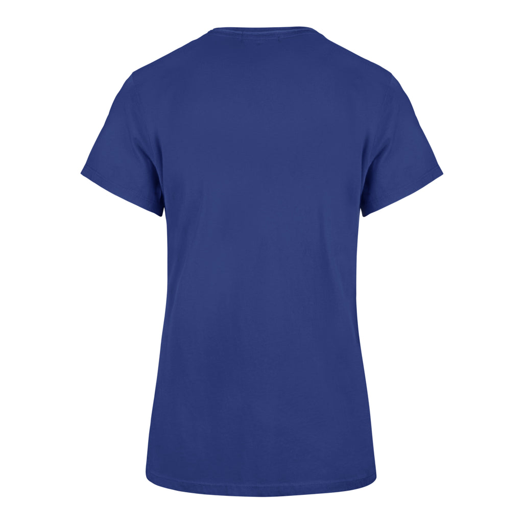 Blue t-shirt on a white background