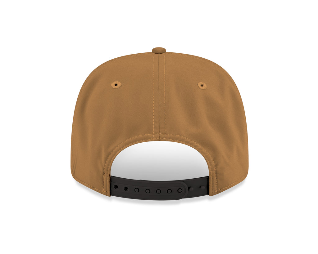 Brown cap back view on a white background