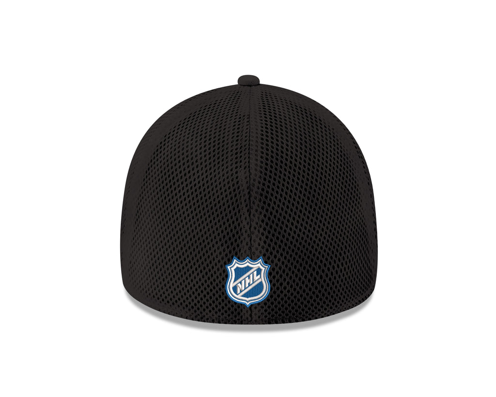 Black flexfit cap with NHL logo on a white background
