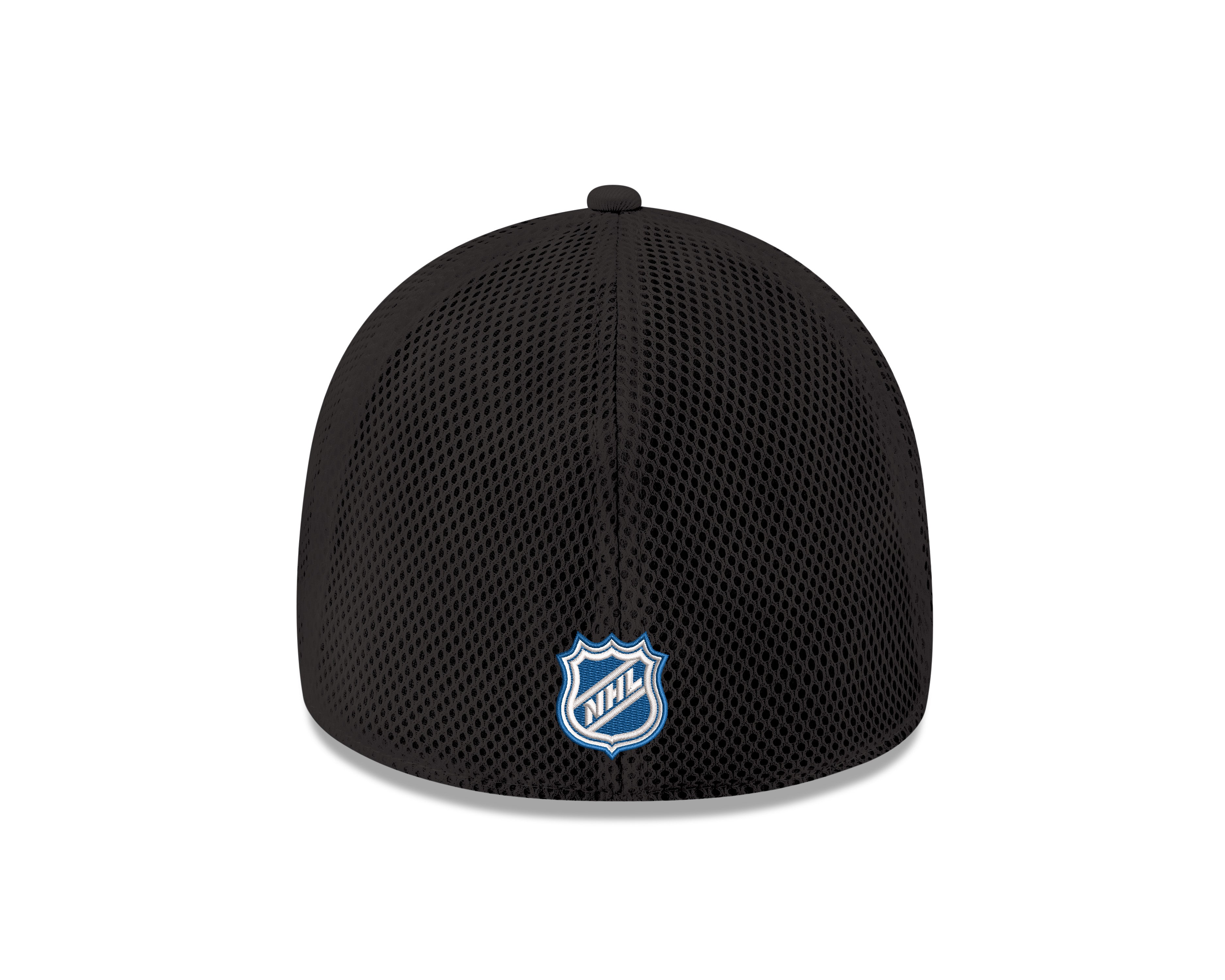 Black flexfit cap with NHL logo on a white background