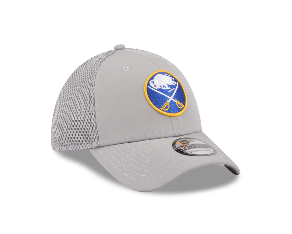 Gray cap with a logo on a white background