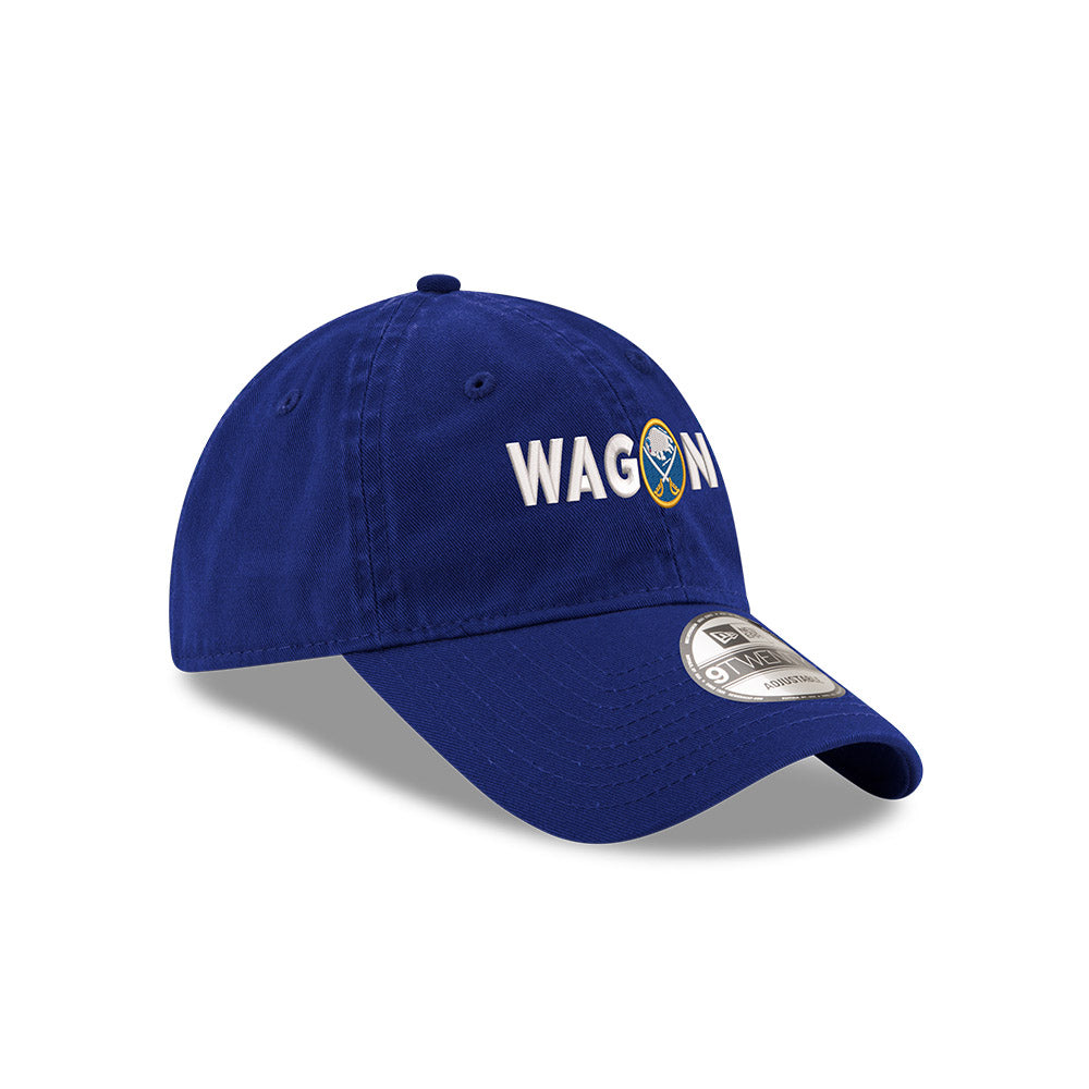 Blue cap with 'WAGON' and Buffalo Sabres logo