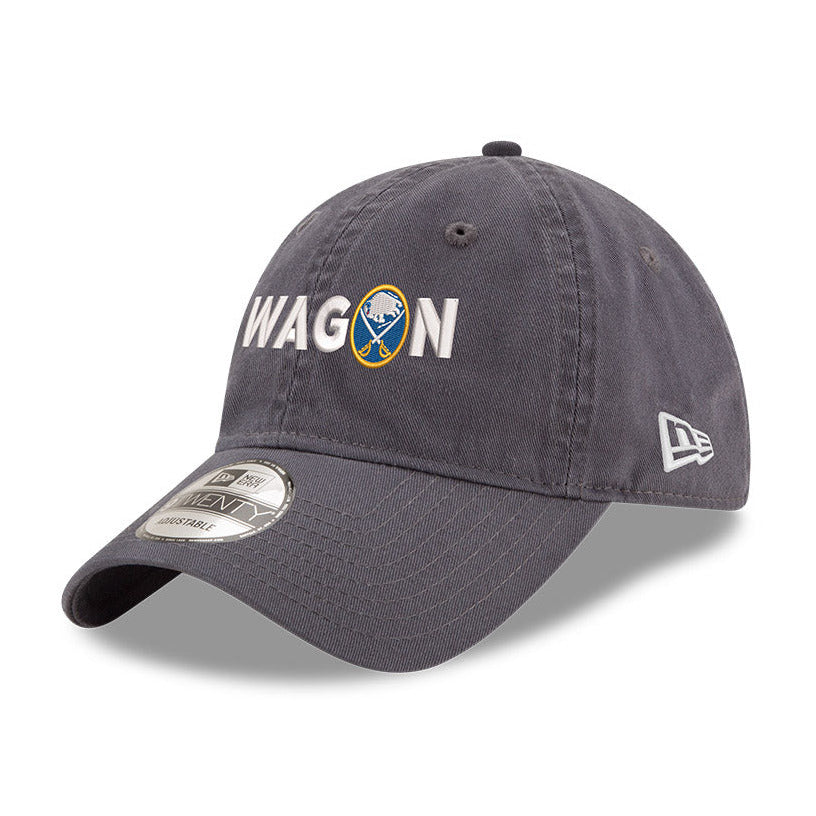 Gray cap with 'WAGON' text and logo on a white background