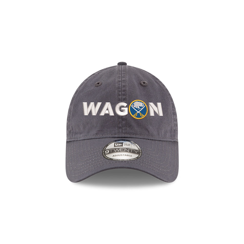 Gray cap with 'WAGON' text and logo on a white background