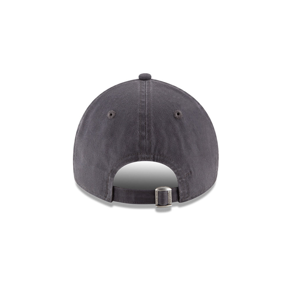 Gray baseball cap on a white background