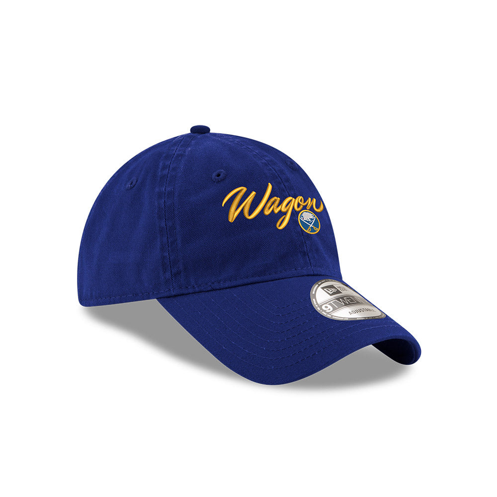 Blue cap with 'WAGON' and Buffalo Sabres logo