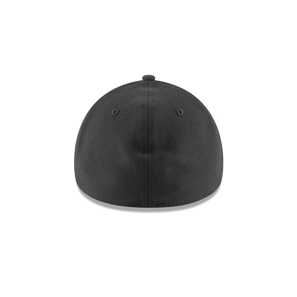 Backside of Charcoal baseball cap 