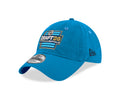 Blue cap with 'Draft 26 Buffalo' text and New Era logo on a white background