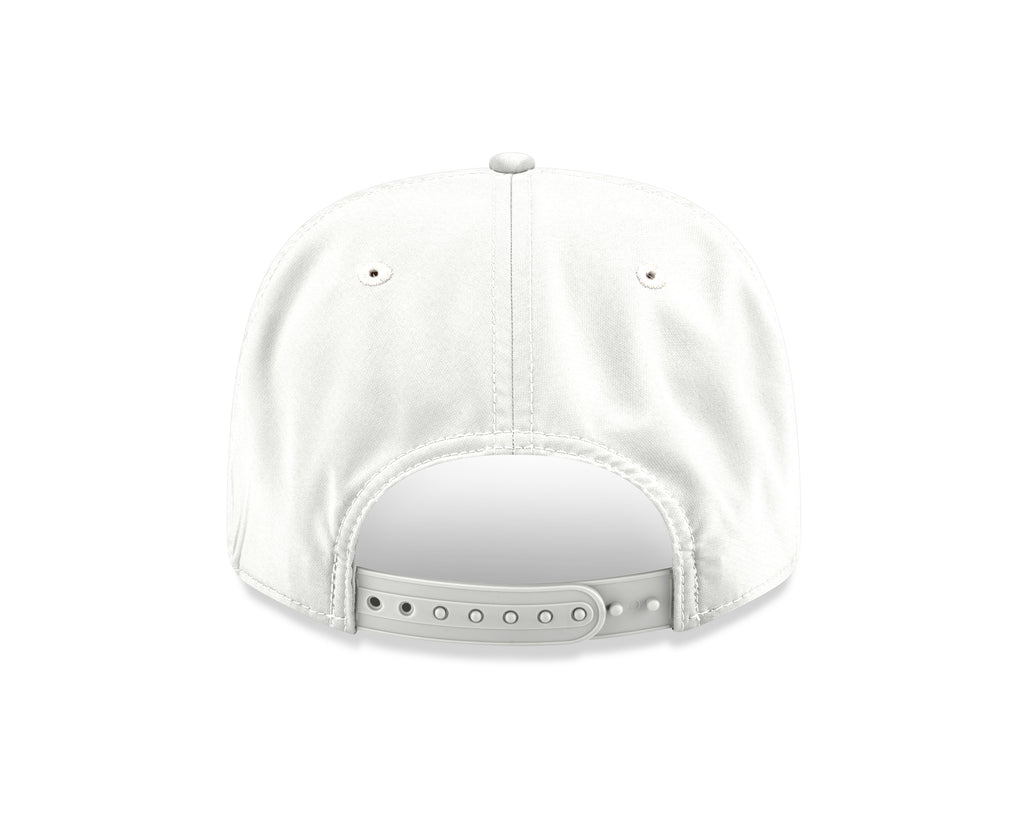 White baseball cap on a white background