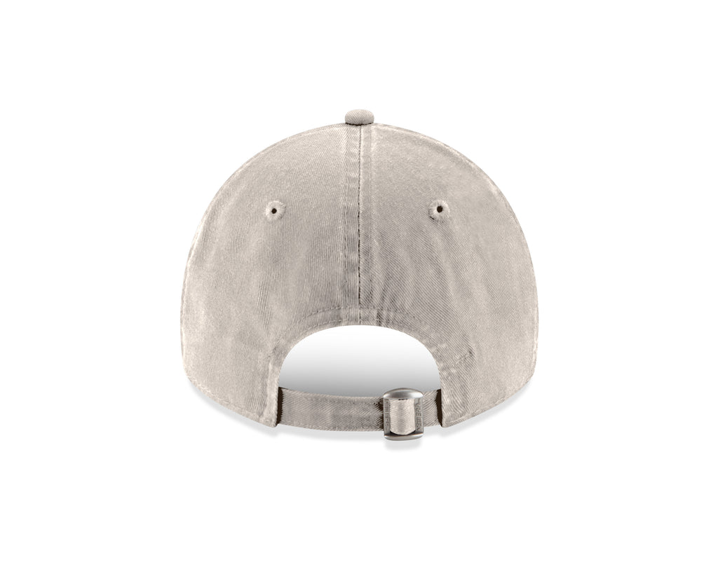 Grey baseball cap on a white background