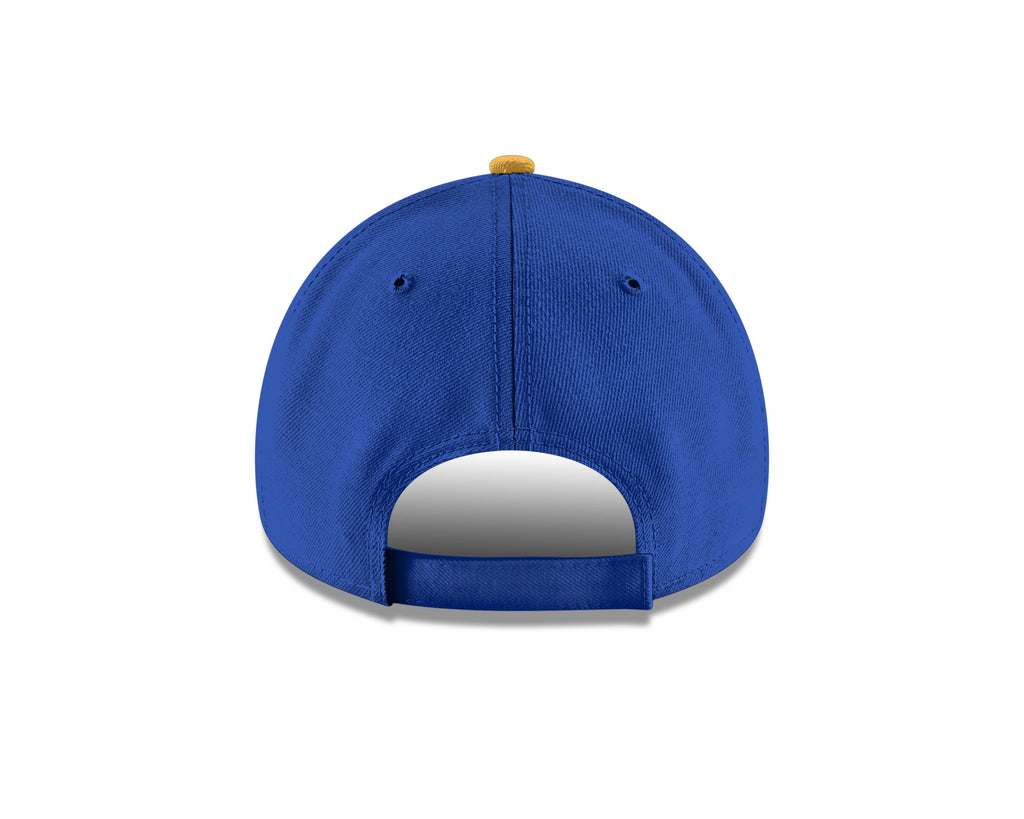 Blue baseball cap on a white background