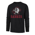 Black long-sleeve shirt with Sabres logo on a white background
