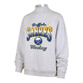 Gray sweatshirt with 'Buffalo Sabres Hockey' text and logo on a white background