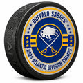 Buffalo Sabres 2026 Atlantic Division Champions Trimflexx Chrome Puck