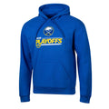 Blue hoodie with '2026 Playoffs' text and logo on a white background