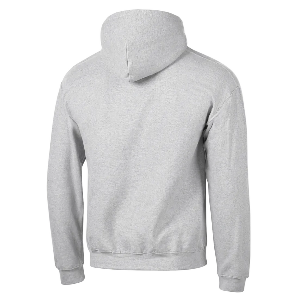 Gray hoodie on a white background