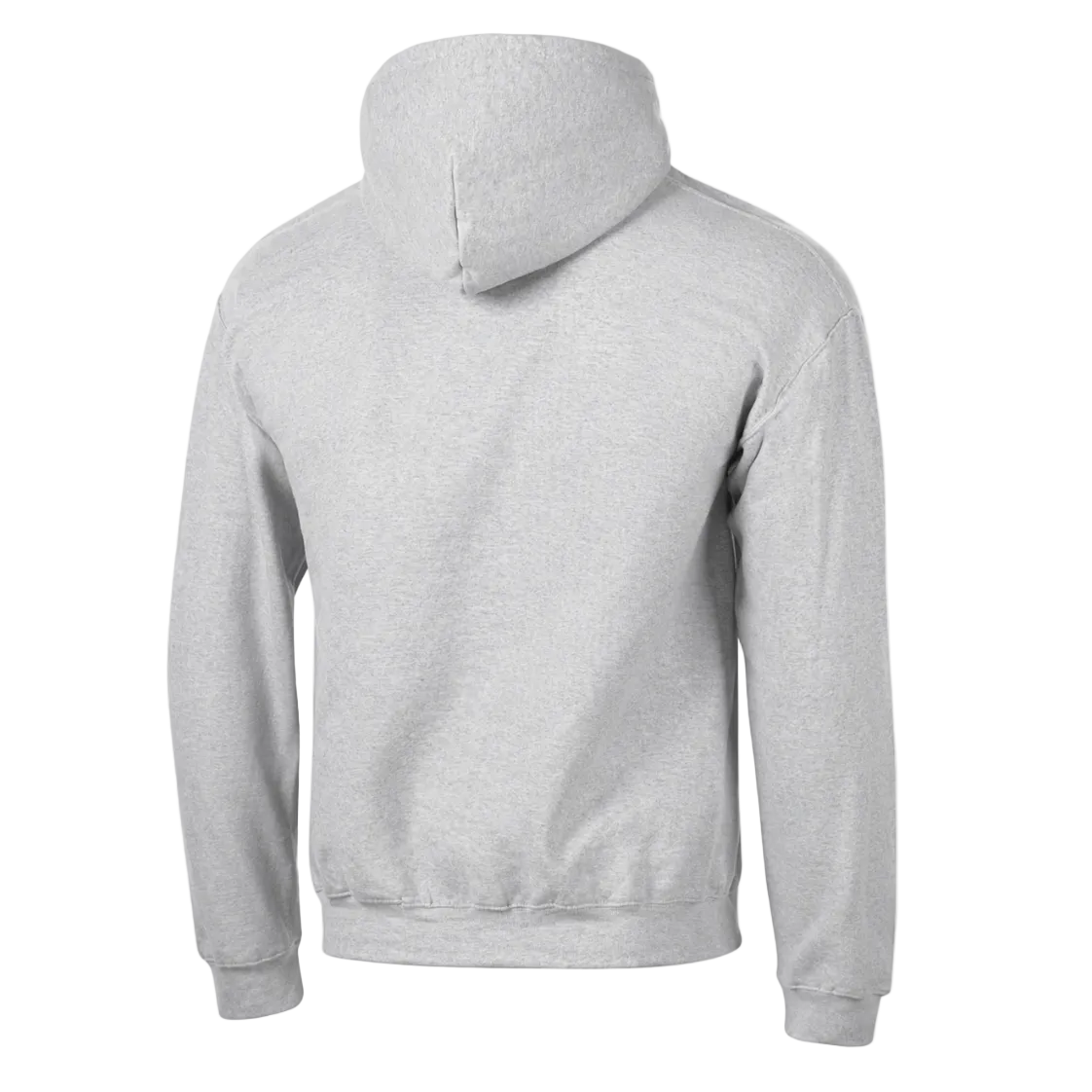 Gray hoodie on a white background