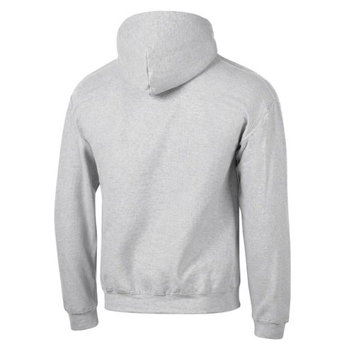 Gray hoodie on a white background