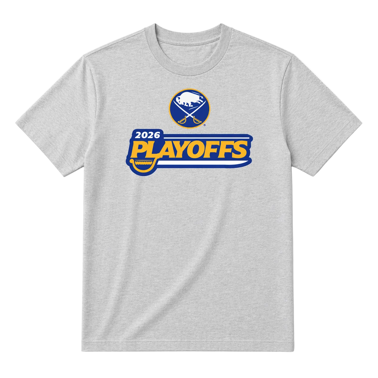 Buffalo Sabres 2026 Playoffs T-Shirt - Grey