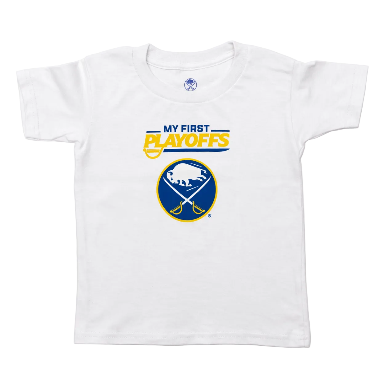 Buffalo Sabres Youth 2026 My First Playoffs T-Shirt - White