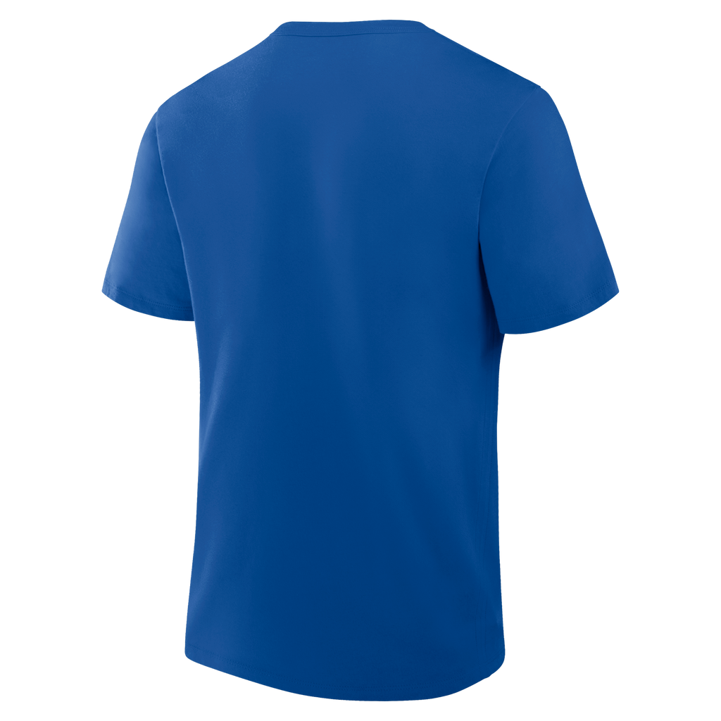 Blue t-shirt on a white background