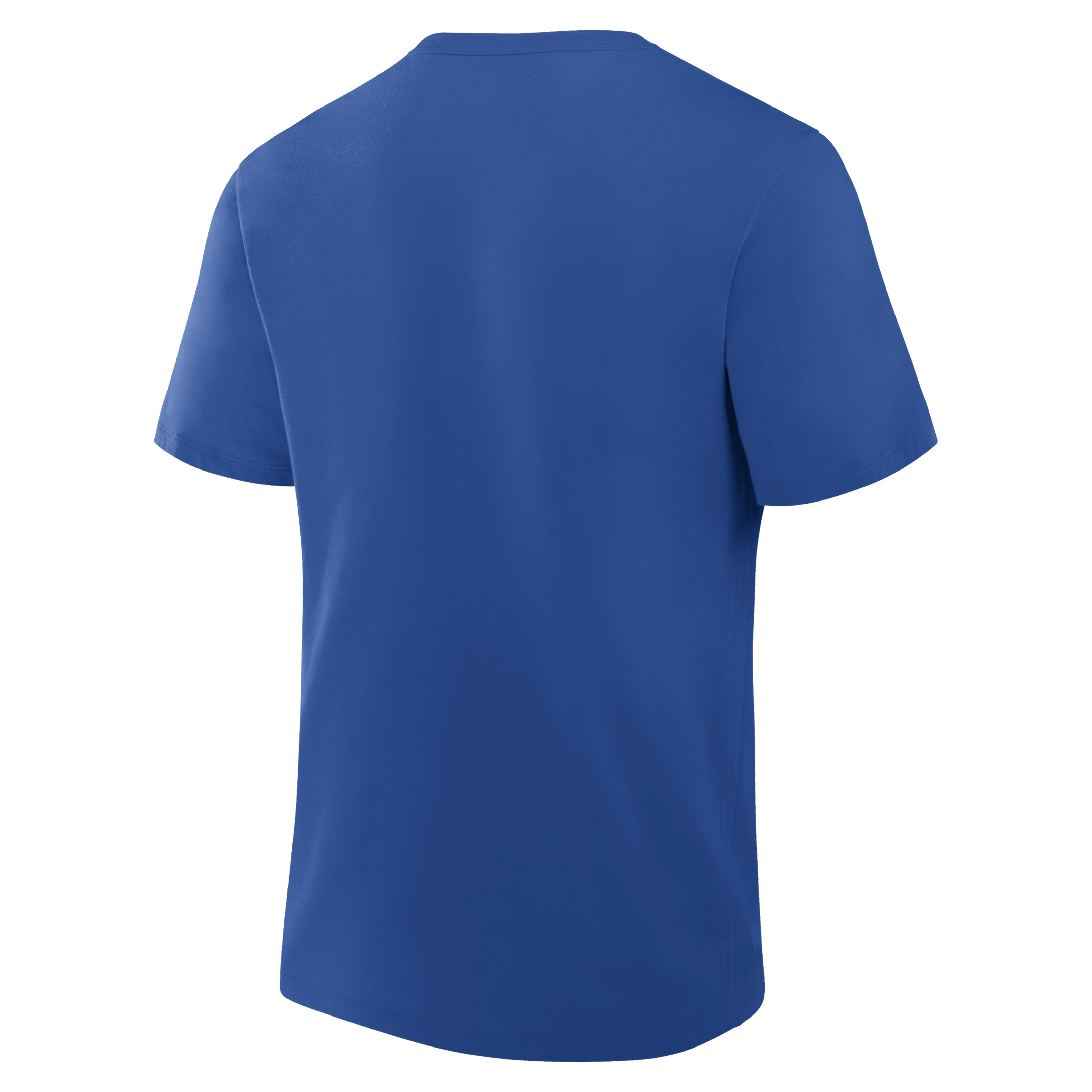 Blue t-shirt on a white background