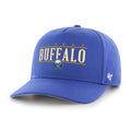 Blue cap with 'Sabres Buffalo' text and logo on a white background