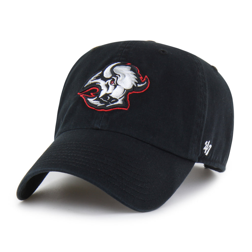 Buffalo Sabres 47 Brand Alternate Logo Black Cleanup Hat