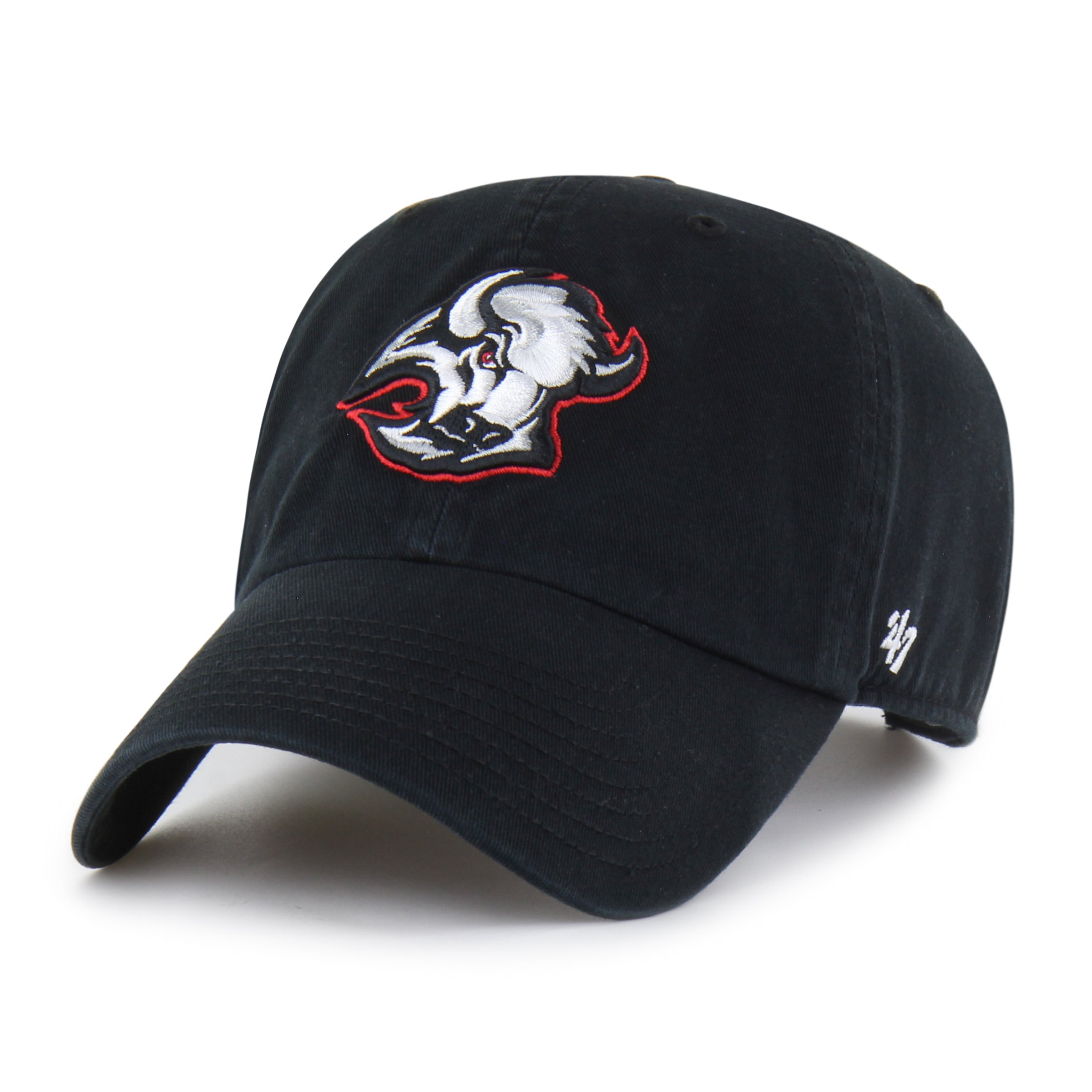 Buffalo Sabres 47 Brand Alternate Logo Black Cleanup Hat