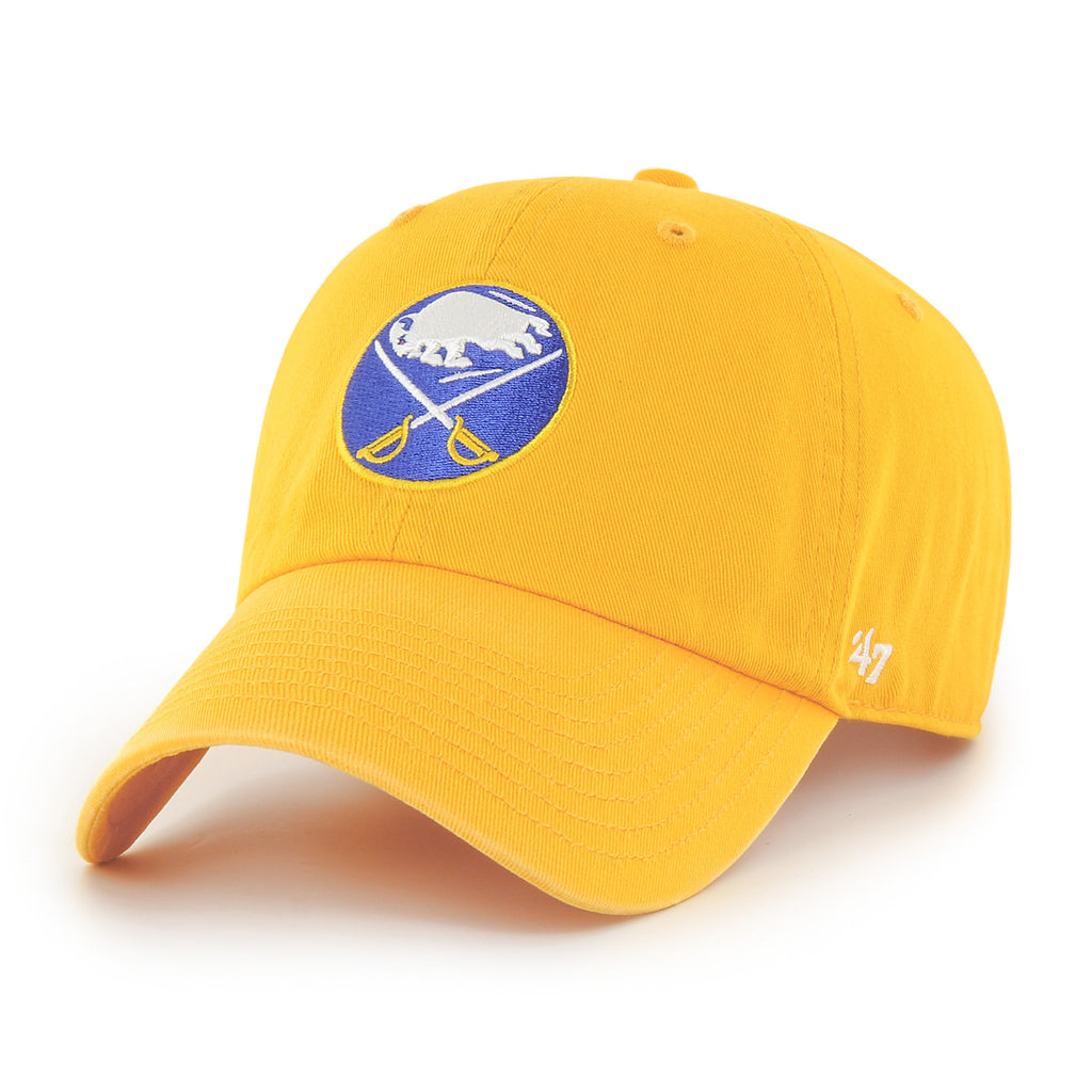 Buffalo Sabres 47 Brand Gold Primary Logo Cleanup Hat