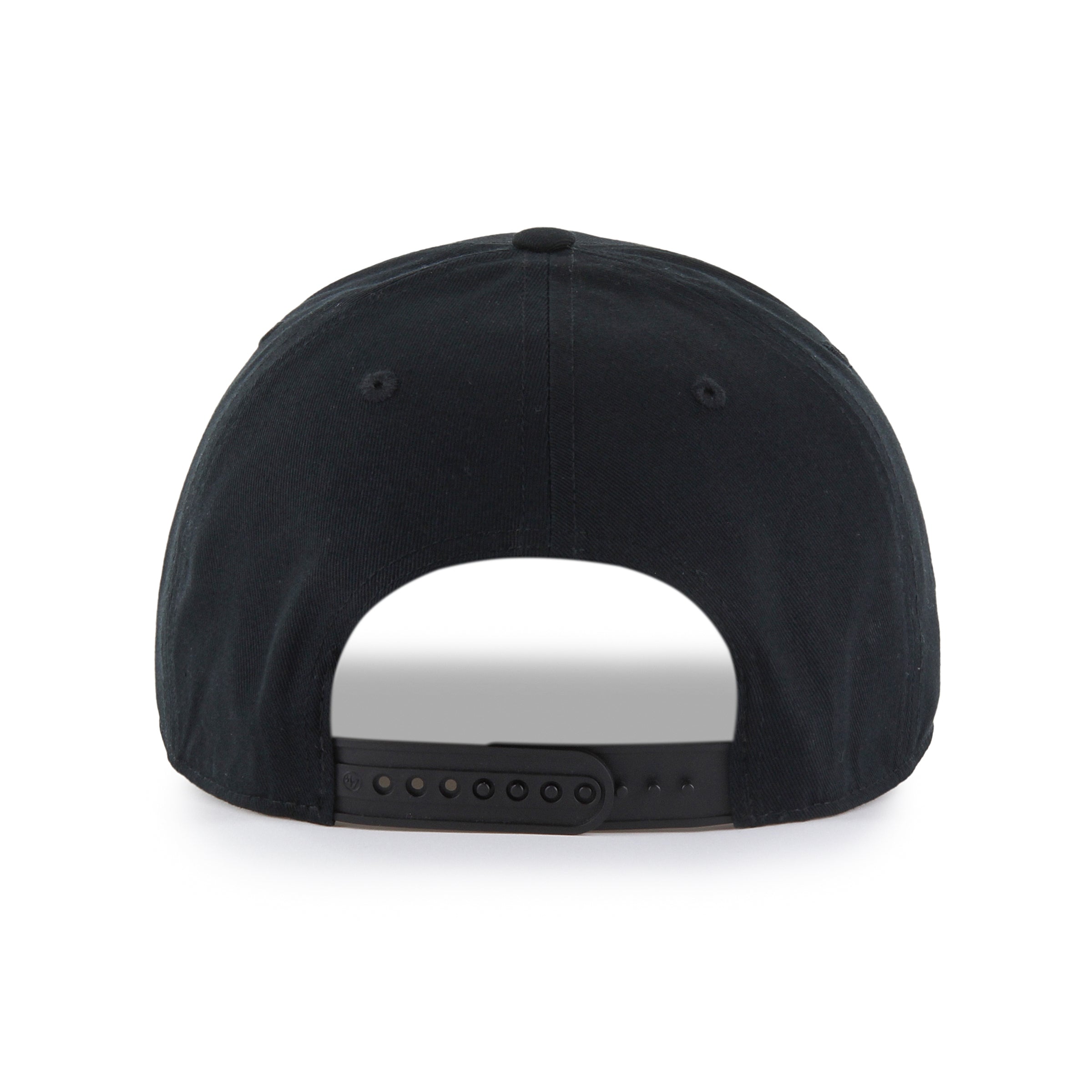 Black cap on a white background