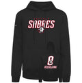 Black hoodie with 'Buffalo Sabres' logo and number 8 on a white background