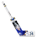 Hockey stick with Buffalo Sabres branding and player number 34 on a white background