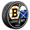 Buffalo Sabres 2026 Stanley Cup Playoffs Round One Match Up Puck vs. Boston Bruins