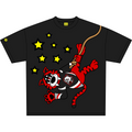 Buffalo Sabres x Just Dishin' Sabretooth Rappel T-Shirt - Black & Red