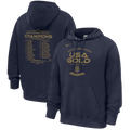 Navy hoodie celebrating Men's Olympic Hockey Champions with gold text